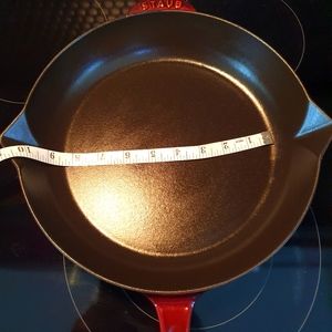 Staub cast iron skillet,  used once